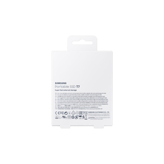 Твердотільний запам’ятовувальний пристрій накопичувач (SSD) USB3.1 2TB EXT. T7 MU-PC2T0H/WW SAMSUNG