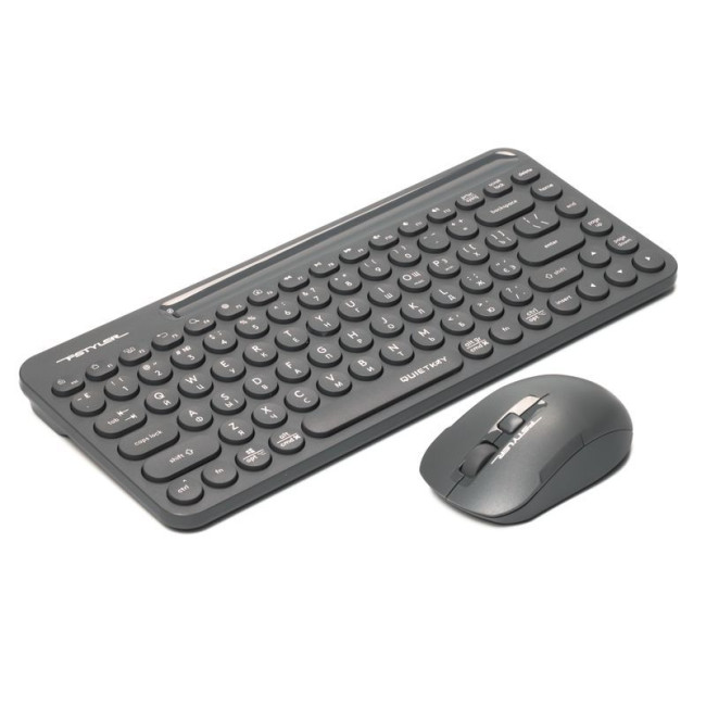 Комплект бездротовий Fstyler клавіатура+миша, сірий, USB