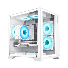 Корпус для комп'ютера MATX W/O PSU INFINITY MINI WHITE GAMEMAX