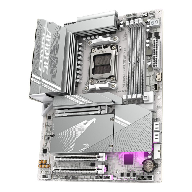 Материнська плата AMD X870 SAM5 ATX X870 A ELITE WF7 ICE GIGABYTE