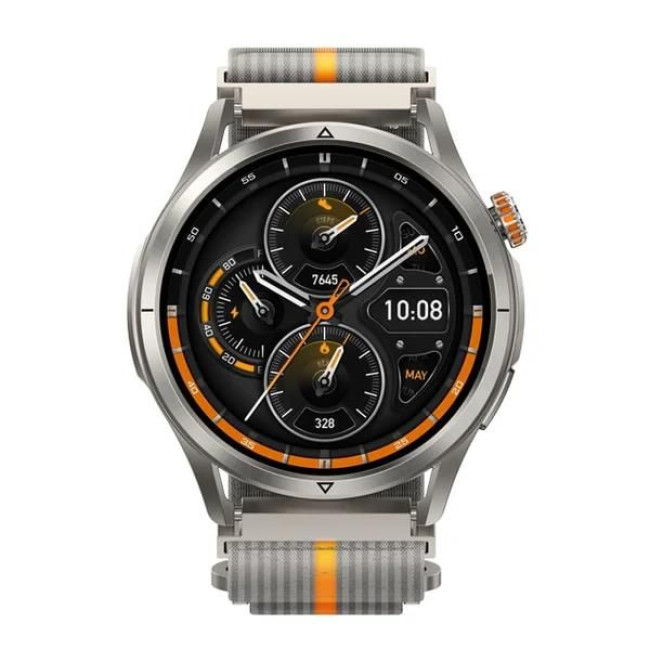 Змінний ремінець KOSPET WOVEN NULON SILVER GREY 22MM