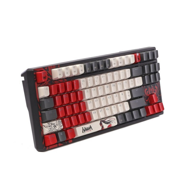 Клавіатура механічна ігрова, USB, червоне підсвічування, BLMS Red Plus Switch
