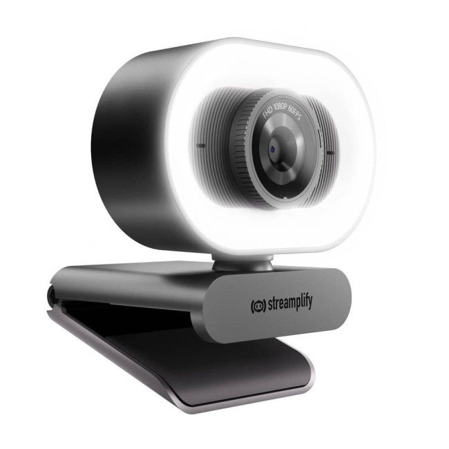 Веб-камера Streamplify CAM PLUS-FHD-2M60-LIGHT, чорний
