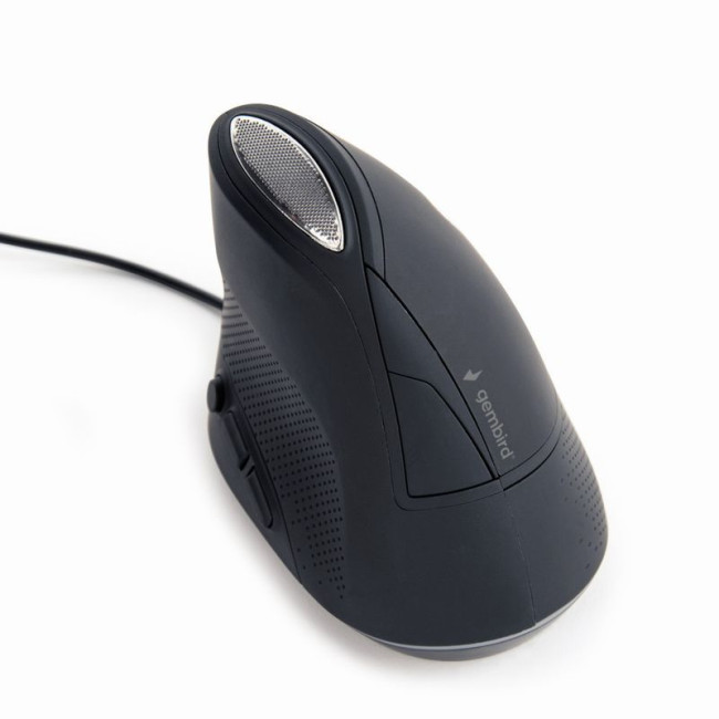 Оптична ергономічна миша, USB інтерфейс, 3200 dpi, чорний