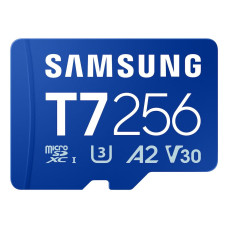 Карта пам’яті SAMSUNG MICRO SDXC T7 256GB, U3, V30, A2 до 170 Мб/с