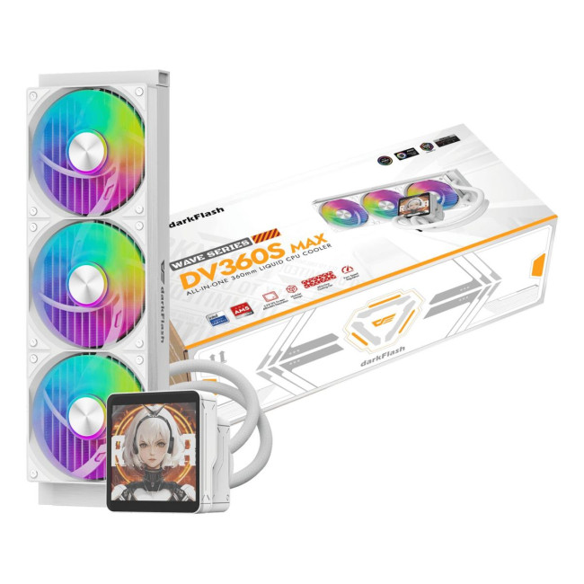 CPU COOLER S_MULTI/DV360S MAX WHITE DARK FLASH
