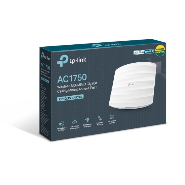Мережеве обладнання, Точка доступу 1750MBPS OMADA DUAL BAND EAP245 TP-LINK