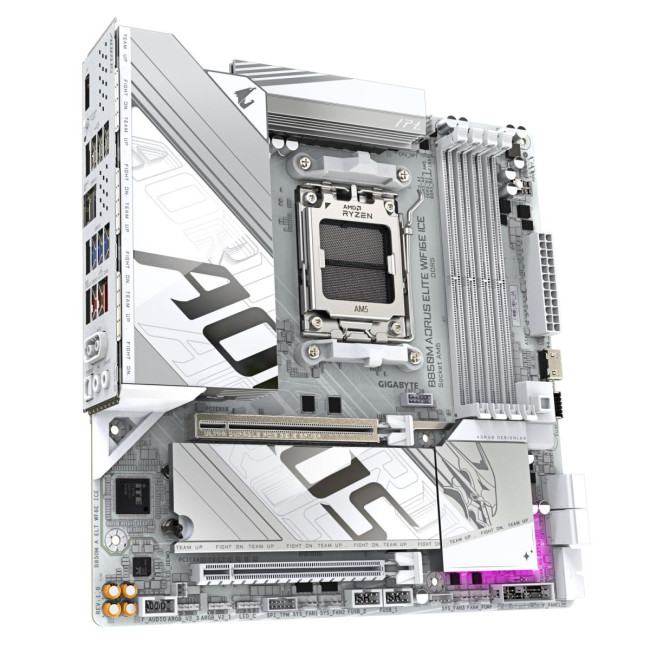 Материнська плата AMD B850 SAM5 MATX B850M A ELT WF6E ICE GIGABYTE