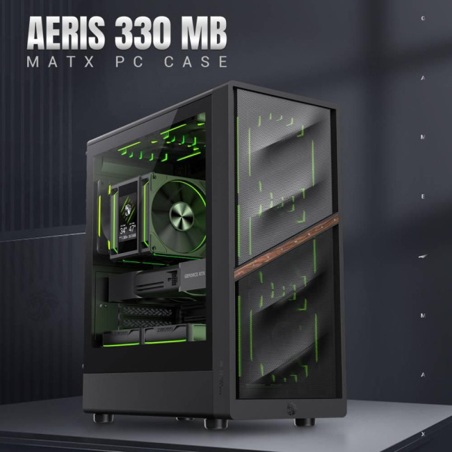 Корпус для комп'ютера ATX W/O PSU AERIS 330 MB GAMEMAX