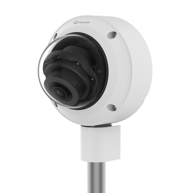 Мережева камера купольна 5MP @ 30fps, motorized vari-focal lens 3.2~10.2mm (H: 95°~29° / V: 69°~21°) QNV-C8083R HANWHA VISION