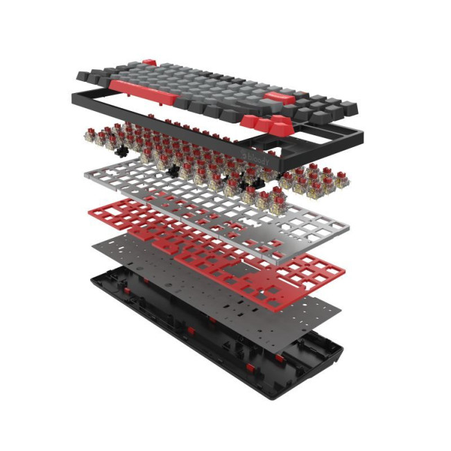 Клавіатура механічна ігрова, USB, RGB підсвічування, BLMS TKL Switch