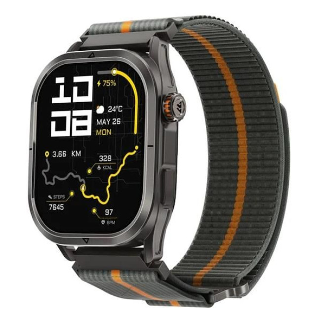 Змінний ремінець KOSPET WOVEN NULON DARK GREY 22MM