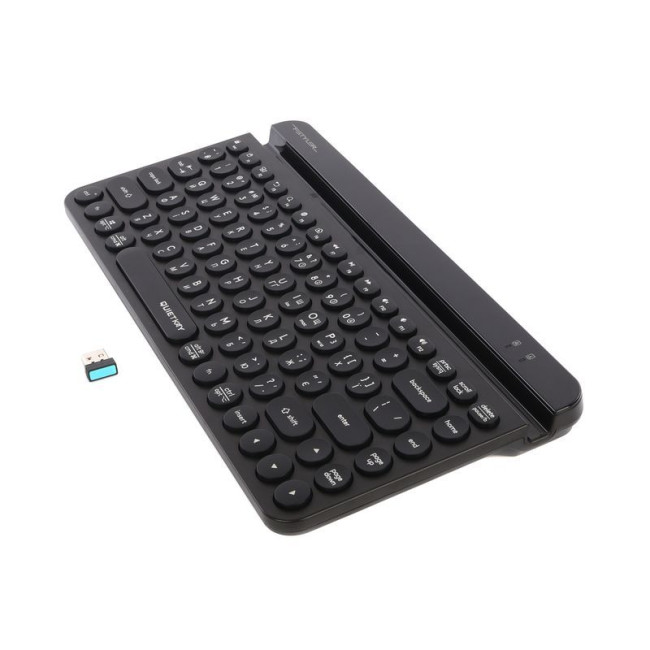 Клавіатура бездротова Fstyler, Bluetooth / 2.4 ГГц, чорний