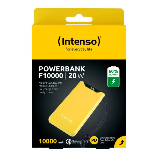 Портативний зарядний пристрій USB 10000MAH QC3.0 YELLOW F10000 7332039 INTENSO