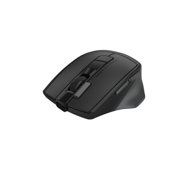 Миша бездротова безшумна Fstyler, Bluetooth / 2.4 ГГц, вбудований акумулятор, 2000DPI, сірий+чорний