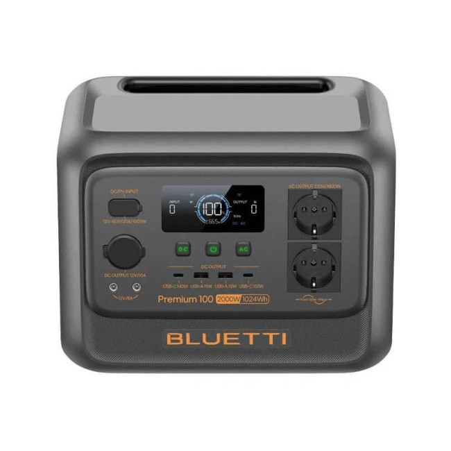 Портативна зарядна станція 2000W PREMIUM 100 V2 BLUETTI
