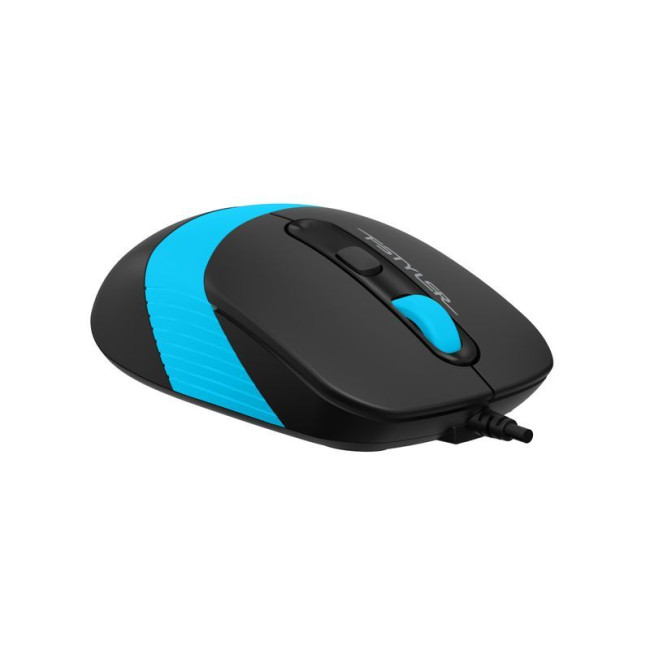 Миша дротова безшумна Fstyler, USB, 1600 dpi, синій