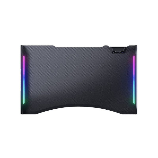 Стіл для геймера, ергономічний дизайн, USB 3,0/Audio хаб, RGB підсвічування, висота 810 мм
