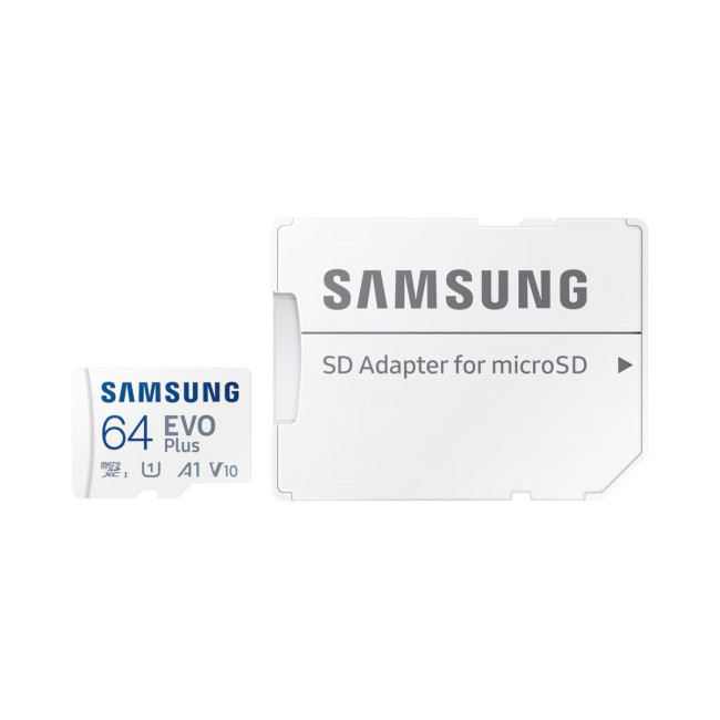 Карта пам'яті MICRO SDXC EVO+ 64GB V10 W/A MB-MC64SA/EU SAMSUNG