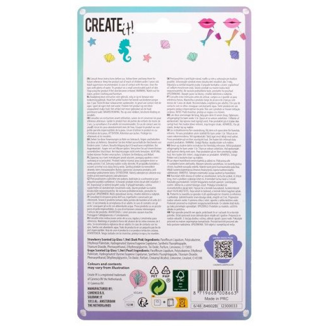 Набір блисків для губ Create IT! MERMAID (84602)
