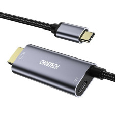 Кабель USB-C на HDMI, 4K 60 Гц, вхід живлення PD, 1.8 м