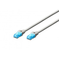 Патч-корд CAT 5e U-UTP, PVC AWG 26/7, довжина 15 м, колір сірий DK-1512-150 DIGITUS by ASSMANN