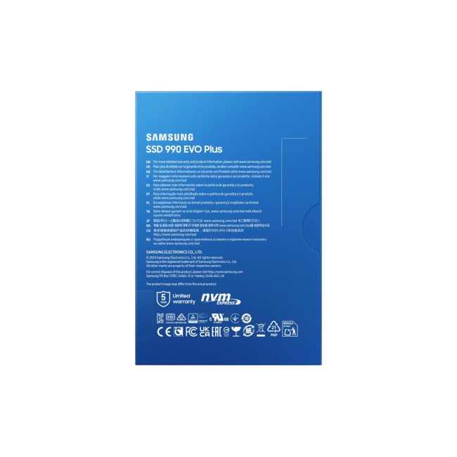 Твердотільний запам’ятовувальний пристрій накопичувач (SSD) G5 M.2 NVME 2TB 990EVOPLUS MZ-V9S2T0BW SAMSUNG