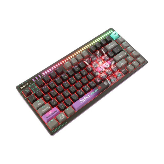 Клавіатура оптична ігрова, USB, RGB підсвічування, Alpha Optical Switch