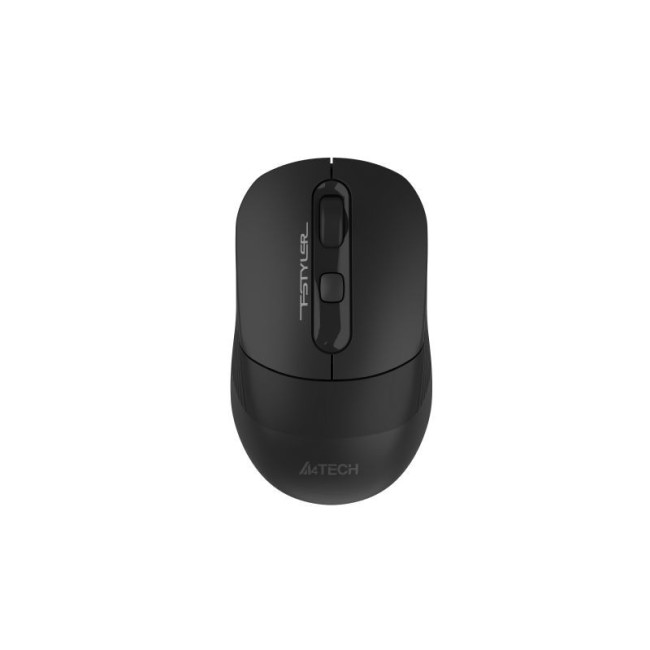 Миша бездротова безшумна Fstyler, Bluetooth / 2.4 ГГц, вбудований акумулятор, 2000 DPI, чорний