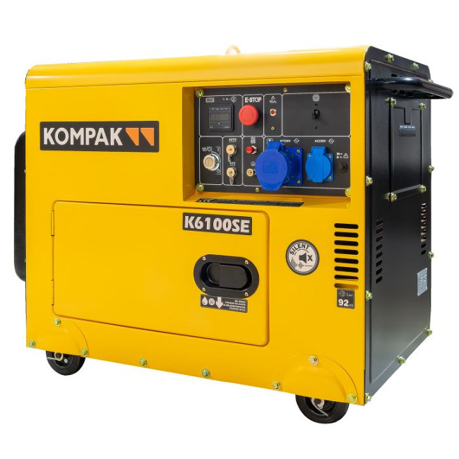 Генератор дизельний Kompak K6100SE 5000/5500 W