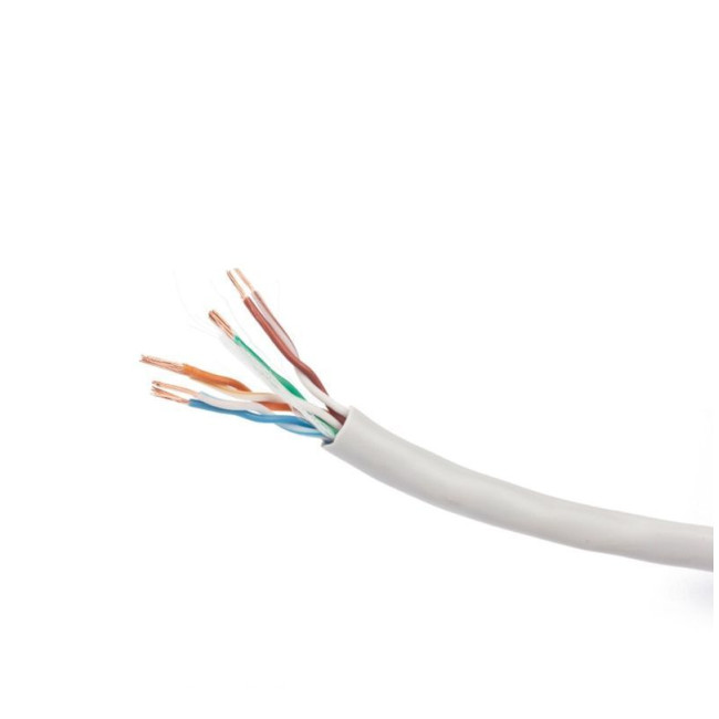 CAT5e, багатожильна, алюміній під міддю (CCA), AWG24, неекранований