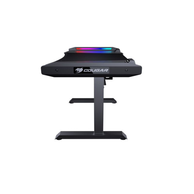 Стіл для геймера, ергономічний дизайн, USB 3.0/Audio хаб, RGB підсвічування, регулювання висоти