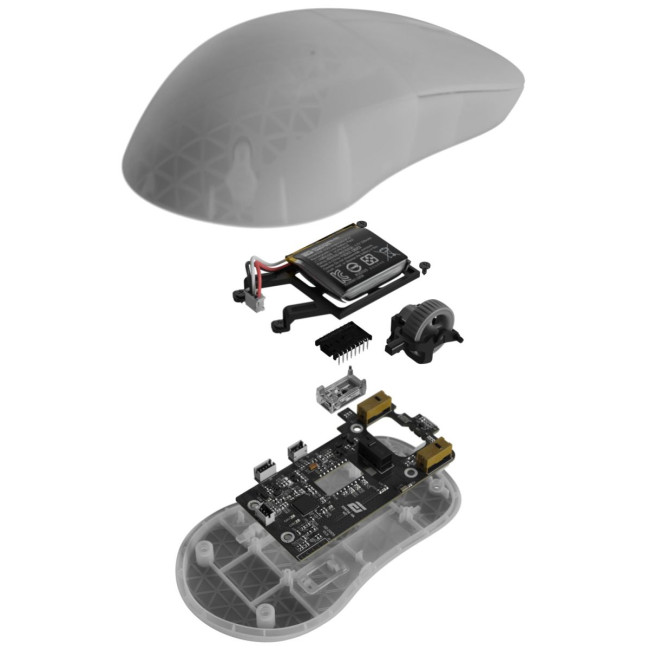 Миша ігрова бездротова Endgame Gear XM2w 4k v2 , білий (прозорий)