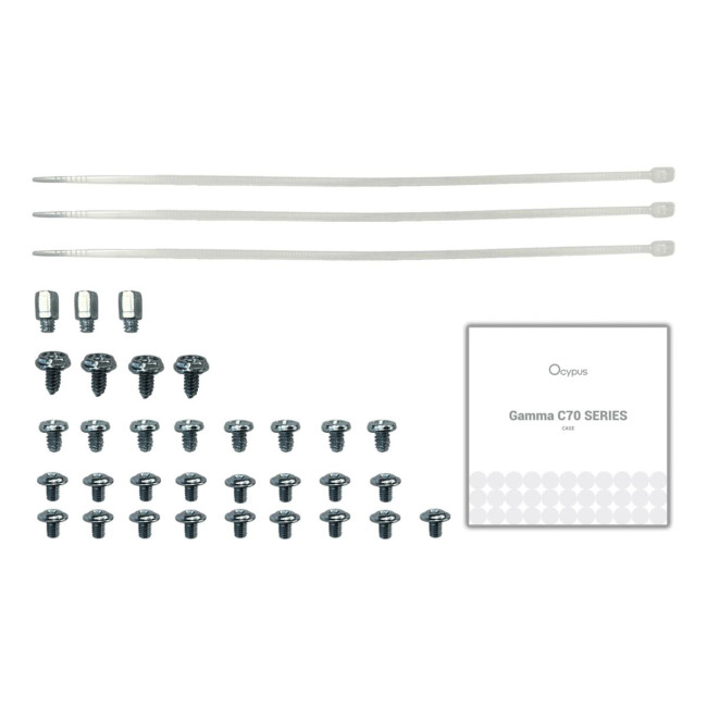 Корпус для комп'ютера ATX W/O PSU GAMMA C70 WH (GAMMA-C70-WHG000XX-GL) OCYPUS