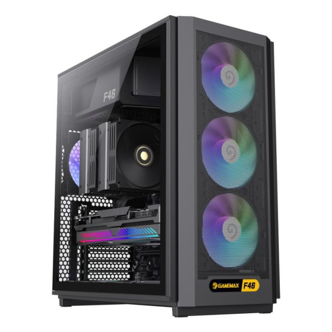 Корпус для комп'ютера ATX W/O PSU F46 BK GAMEMAX