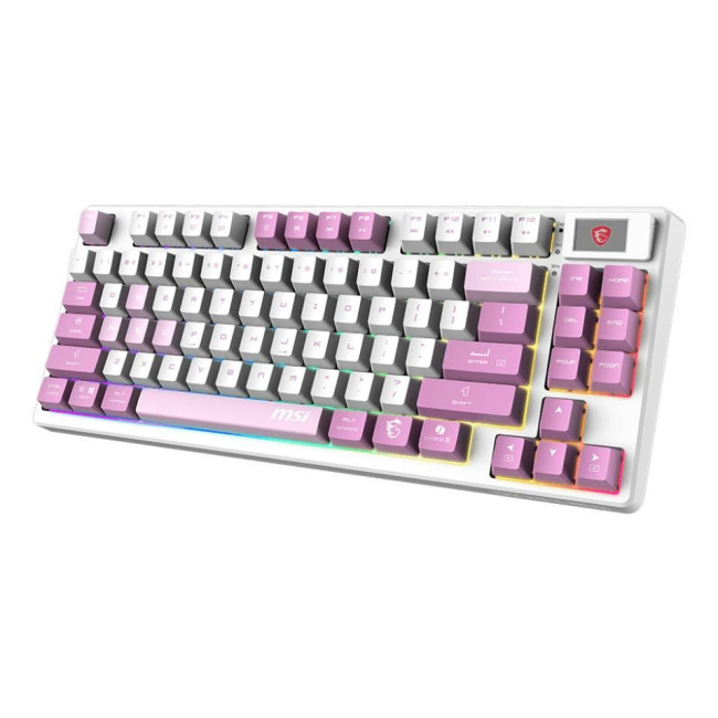 Клавіатура GAMING VIOLET UA FORGE GK600 TKL W VIOLET MSI