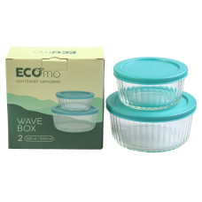 Набір контейнерів ECOmo Wave Box 520 мл, 1000 мл