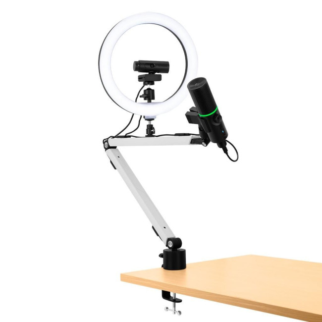 Пантограф для мікрофону Streamplify MOUNT ARM-MIC, білий