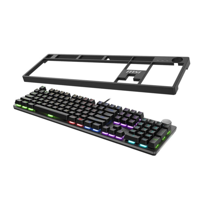 Клавіатура ігрова MSI FORGE GK320 UA Red Switches чорна