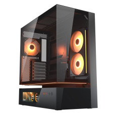 Ігровий корпус,1* Unity 240mm ARGB PWM & 1*120 mm ARGB передвстановлені, Type-C x1, USB3.0 x2, Audio x1