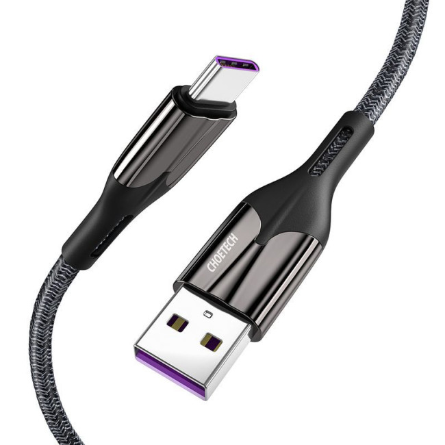 Кабель преміум якість USB 2.0, A-тато/C-тато, 5A, 1,2 м.