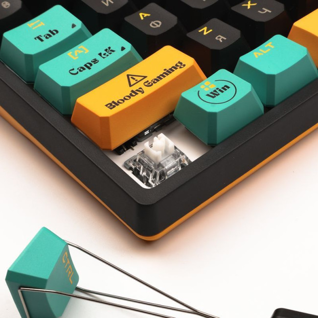 Клавіатура оптична ігрова, USB, RGB підсвічування, Alpha Optical Switch
