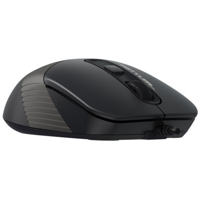 Миша дротова Fstyler, USB, 1600 dpi, чорний + сірий
