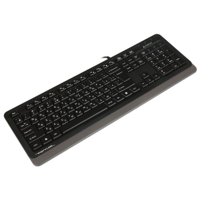 Клавіатура Fstyler Sleek MMedia Comfort, USB, сірий