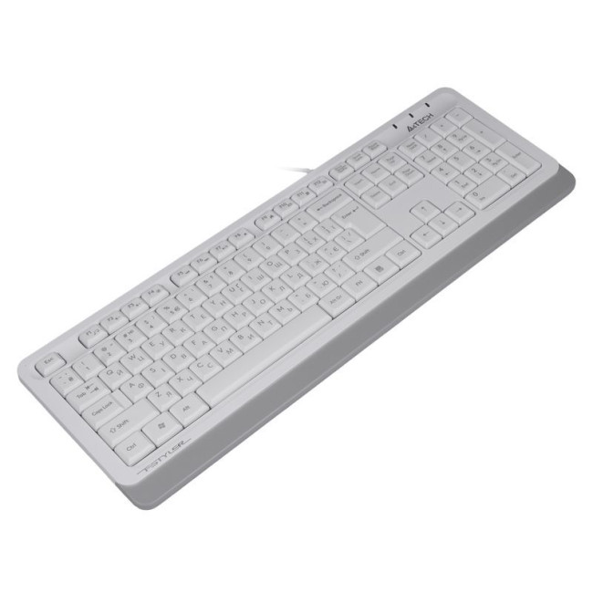 Клавіатура Fstyler Sleek Media Comfort, USB, білий