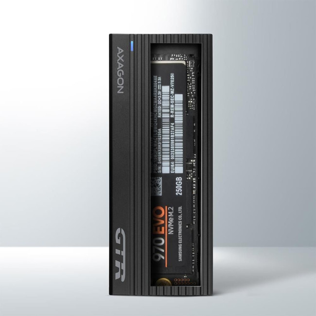 Зовнішній карман для SSD-накопичувачів AXAGON EEM2-GTR SuperSpeed+ USB-C - NVMe M.2 THIN RIB box