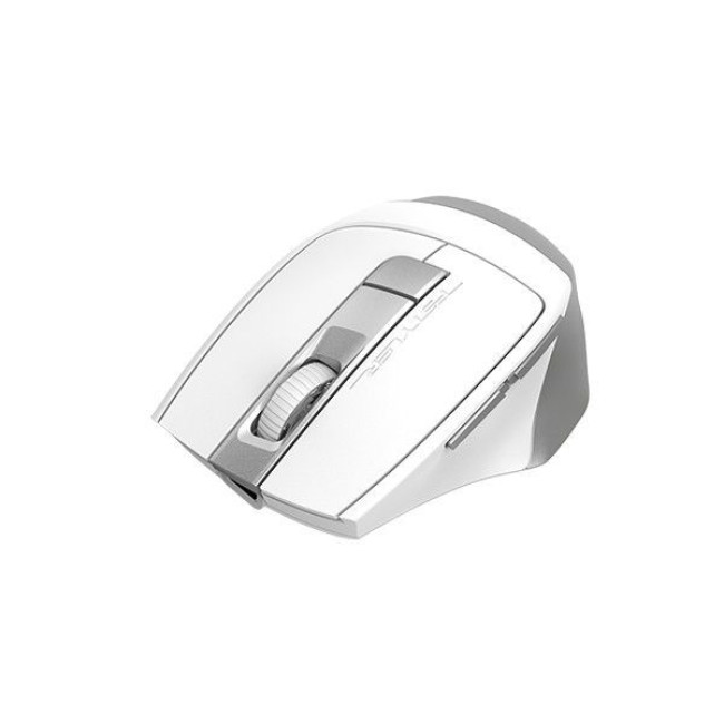 Миша бездротова безшумна Fstyler, Bluetooth / 2.4 ГГц, вбудований акумулятор,, 2000 DPI, білий
