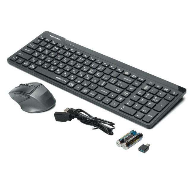 Комплект бездротовий Fstyler клавіатура+миша, чорний, USB