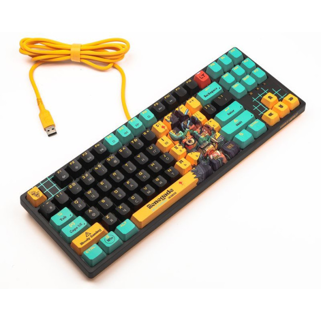Клавіатура оптична ігрова, USB, RGB підсвічування, Alpha Optical Switch