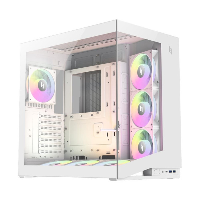 CASE MIDITOWER ATX W/O PSU/NEX C56 WH GAMEMAX